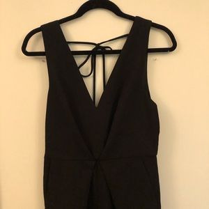 Black pantsuit from BCBG